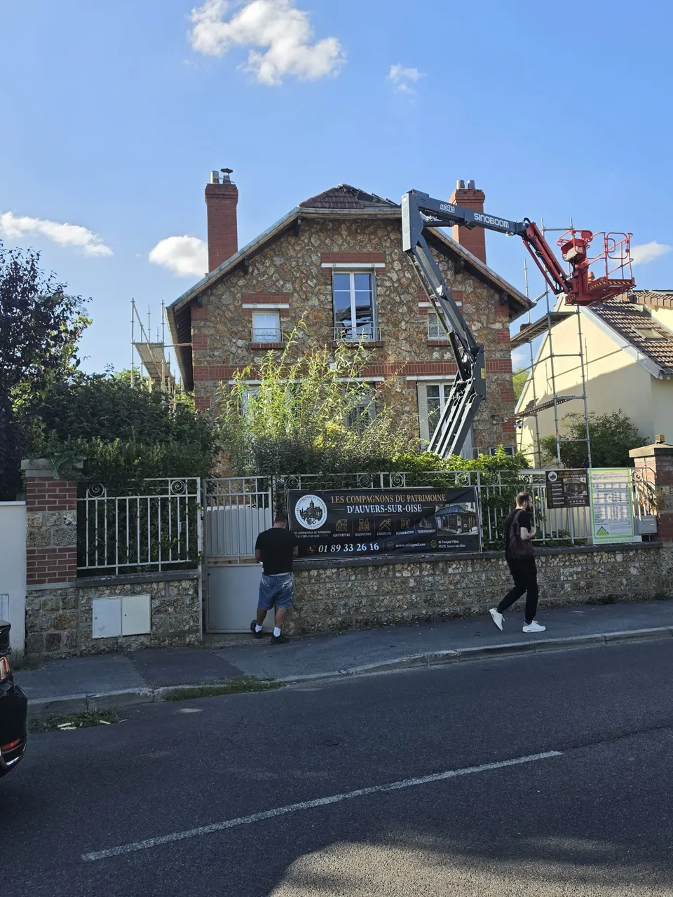 Une maison en meulière — [À COMPLÉTER : commune du chantier]